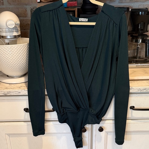 Free People Teal Long Sleeve Bodysuit - Picture 11 of 11